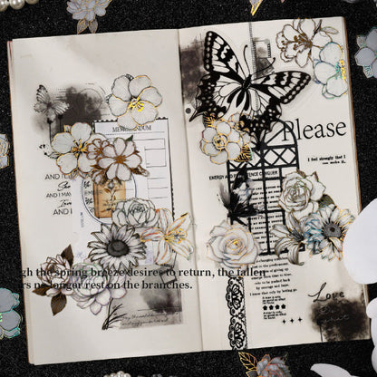 Flower Fragrance Garden Stickers Set