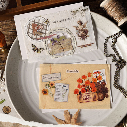 Libro de pegatinas retro clásicas