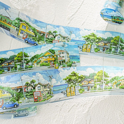 Free Wind Landscape Washi Tape