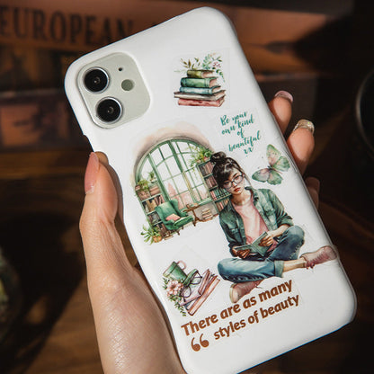 Reading Time Characters Washi Tape