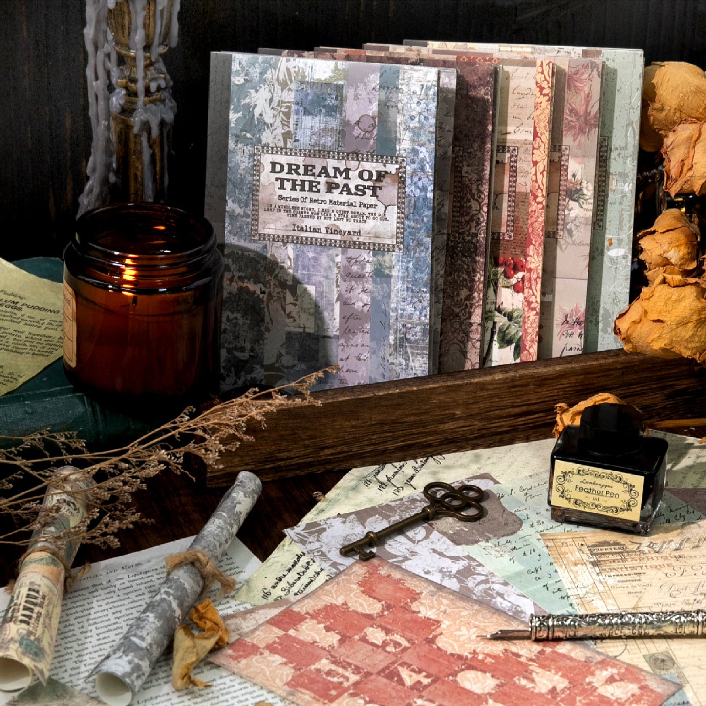 Past Dream Scrapbooking Paper