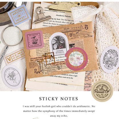 Collection Time Retro Stickers Set