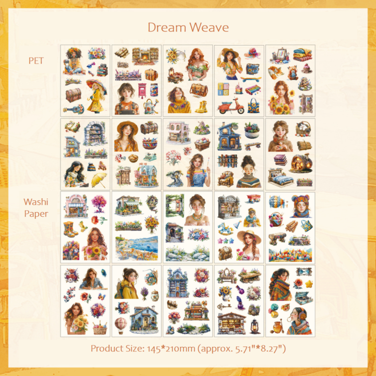 Honey Glaze Fragrance Sticker Book