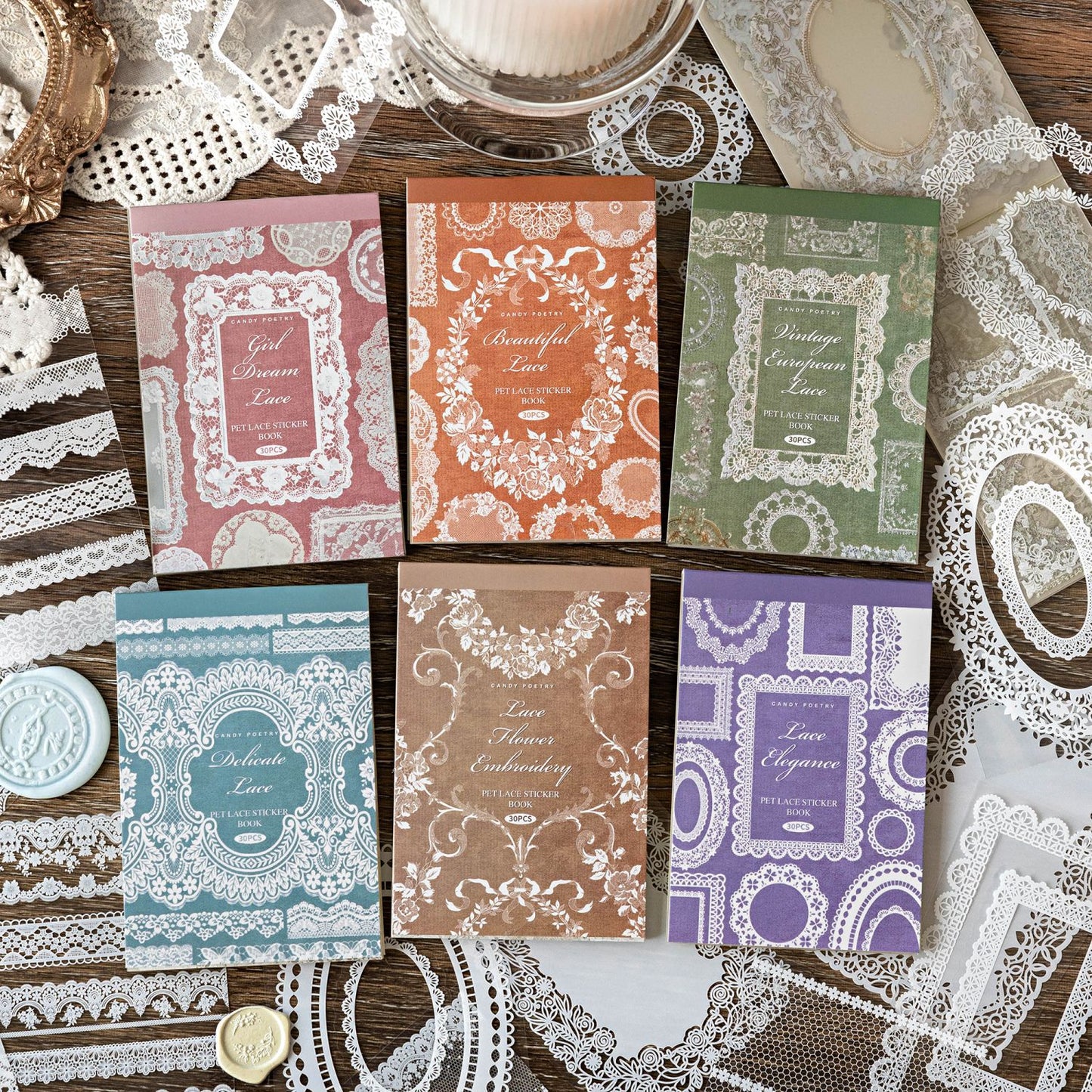 Lace Museum Vintage Sticker Book