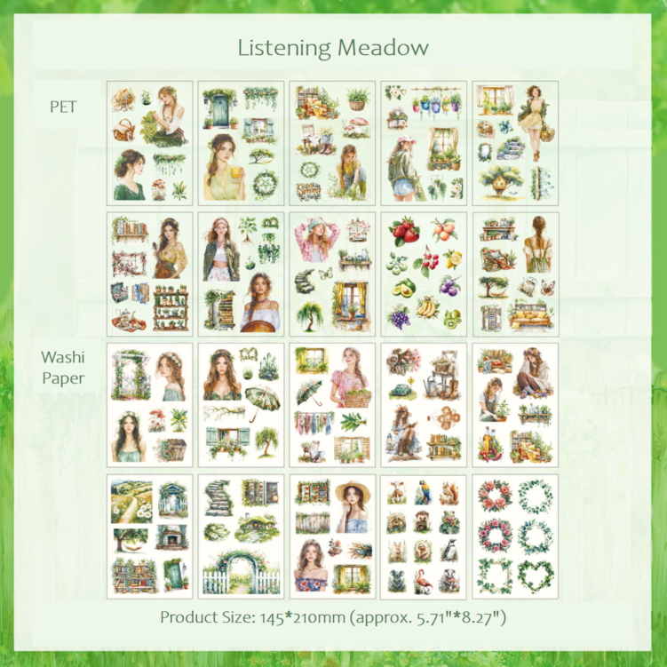 Honey Glaze Fragrance Sticker Book