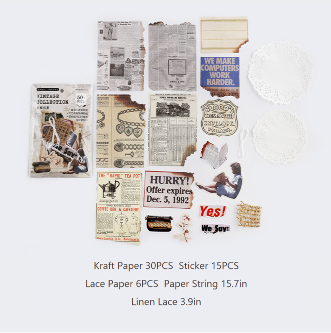 Vintage Collection Junk Journal Bundle