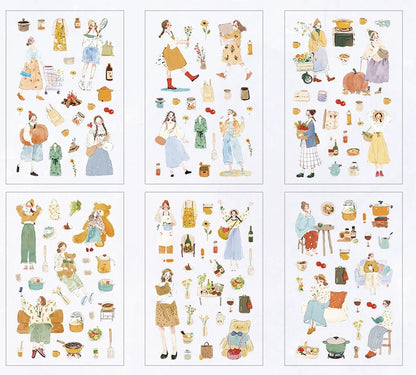 Live up to time PET Sticker Set