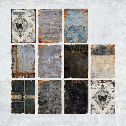 Rust Shadow Vintage Paper