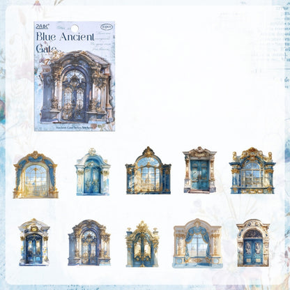 Gilded Porch Vintage Window Stickers