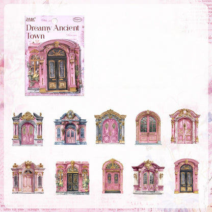 Gilded Porch Vintage Window Stickers