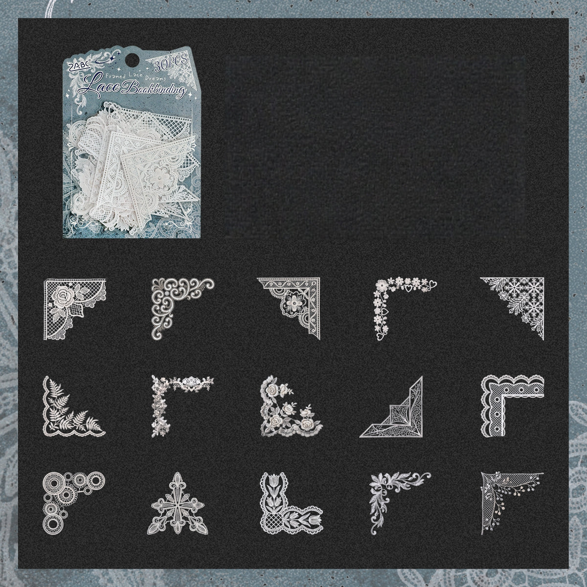 Dreamy Lace Corner PET Stickers
