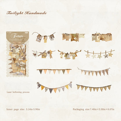 Party Garland Hard Card Stickers