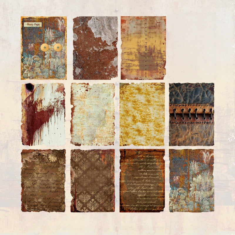 Rust Shadow Vintage Paper