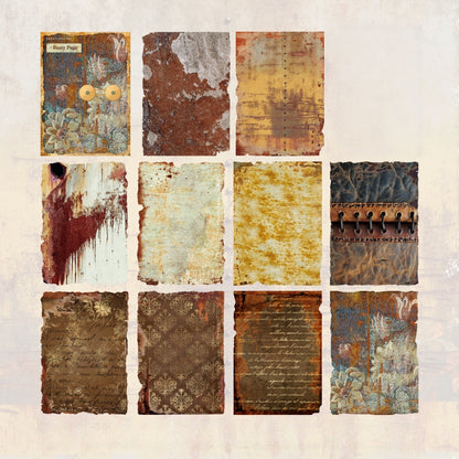 Rust Shadow Vintage Paper