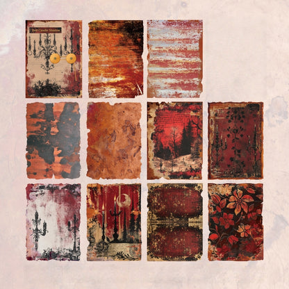 Rust Shadow Vintage Paper