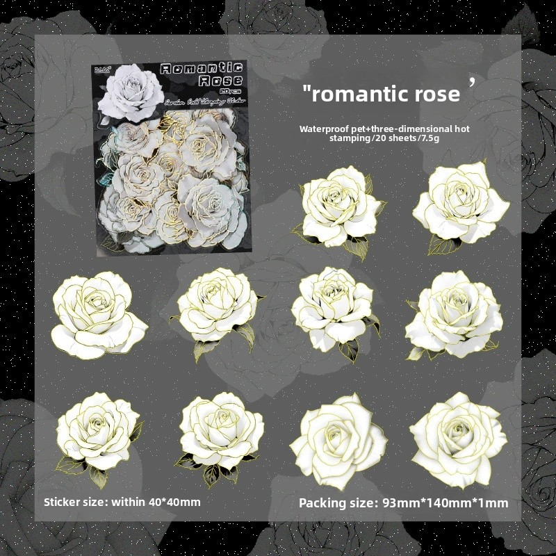 Flower Fragrance Garden Stickers Set