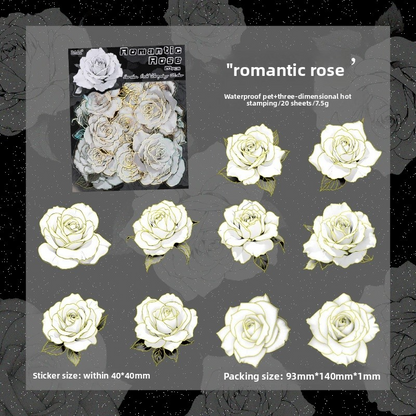 Flower Fragrance Garden Stickers Set