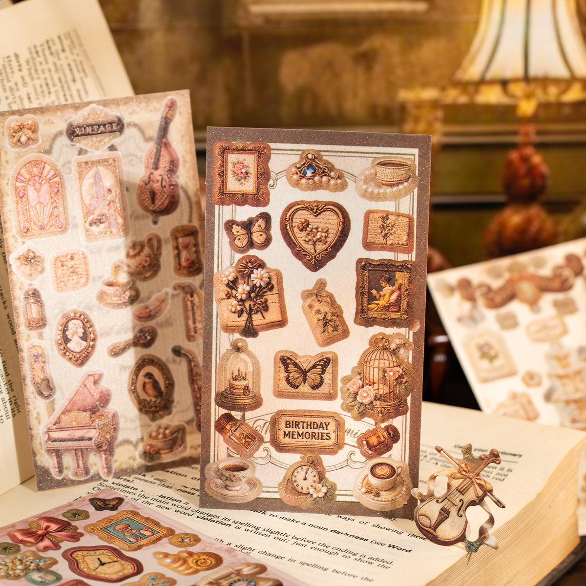 Dreamy Chic Vintage Sticker Book