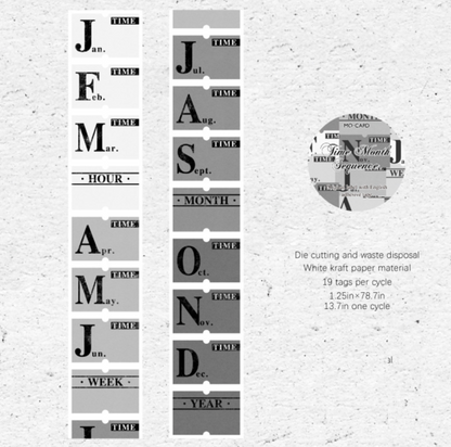 Vintage Label Element Journaling Tape