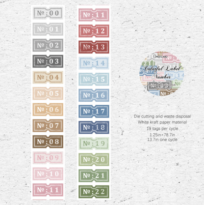 Vintage Label Element Journaling Tape