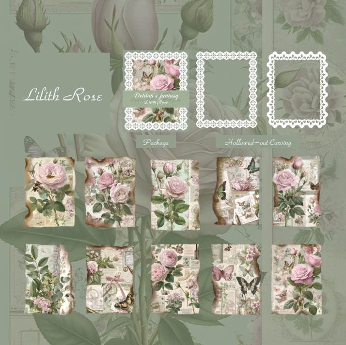 Delilah's Fantasy Vintage Lace Paper