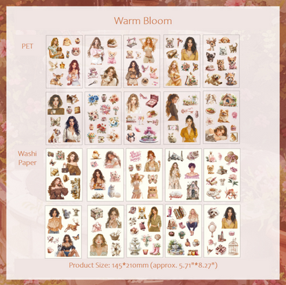 Honey Glaze Fragrance Sticker Book