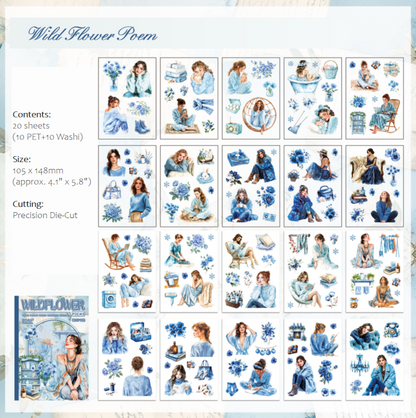 Cozy Floral Sticker Book