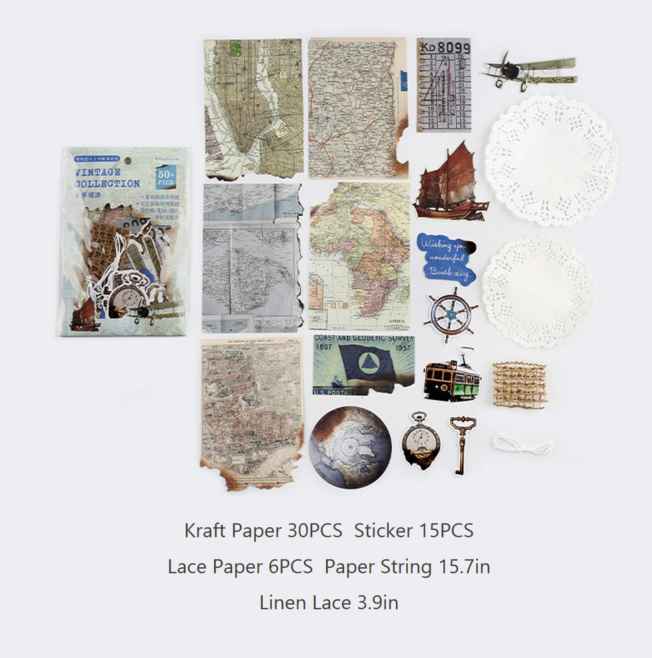 Vintage Collection Junk Journal Bundle