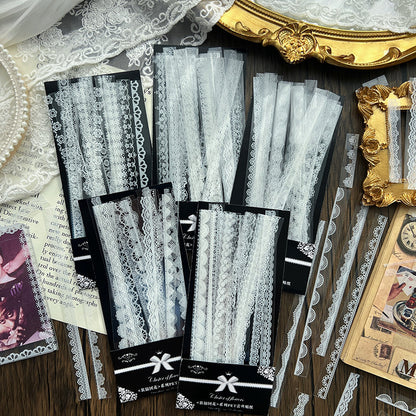 Flowers Lace PET Stickers Set