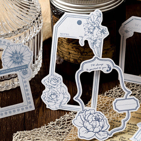 Hollow Collage Frame Sticker Paper Card