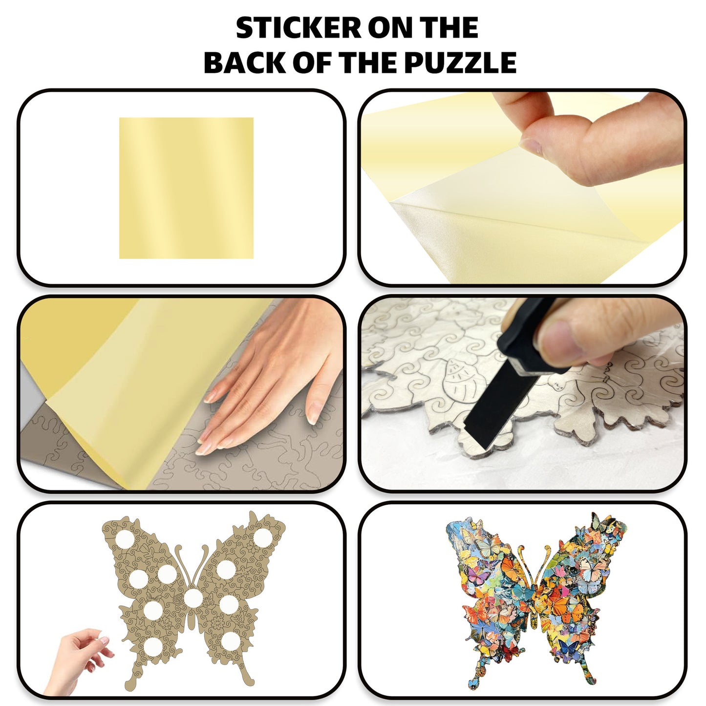 Irregular Shaped Butterfly Puzzle