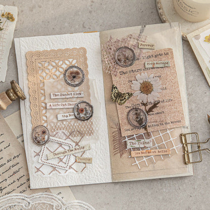 Vintage Garden Wax Seal Stickers