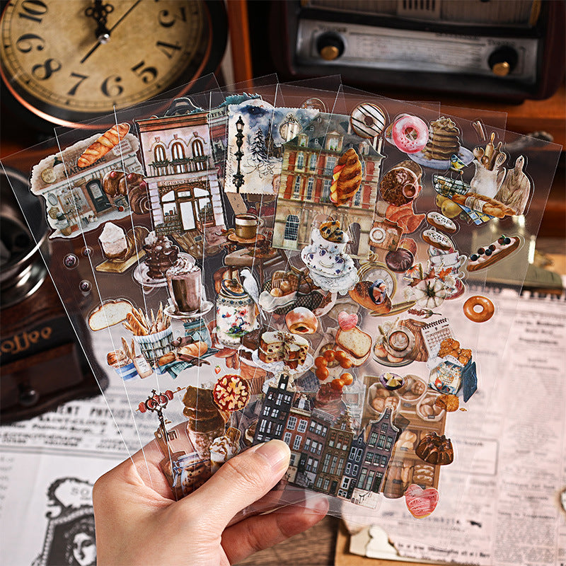 Nostalgia Record PET Stickers Set