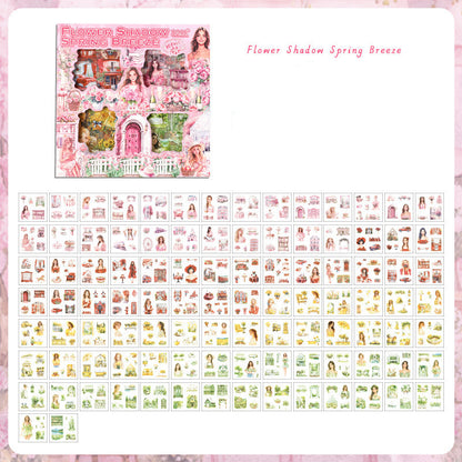 Four Seasons in Bloom PET Stickers Box Set