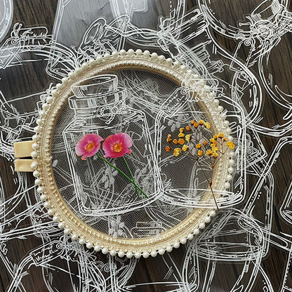 Love in Glass Bottle PET Stickers Set