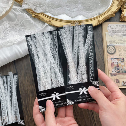 Flowers Lace PET Stickers Set