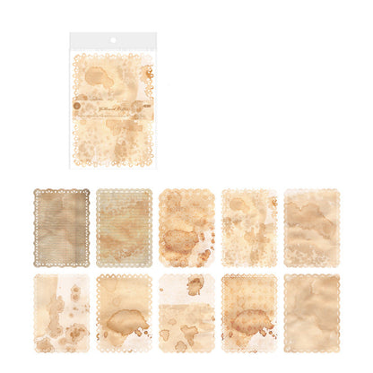 Vintage Hollow Lace Kraft Paper