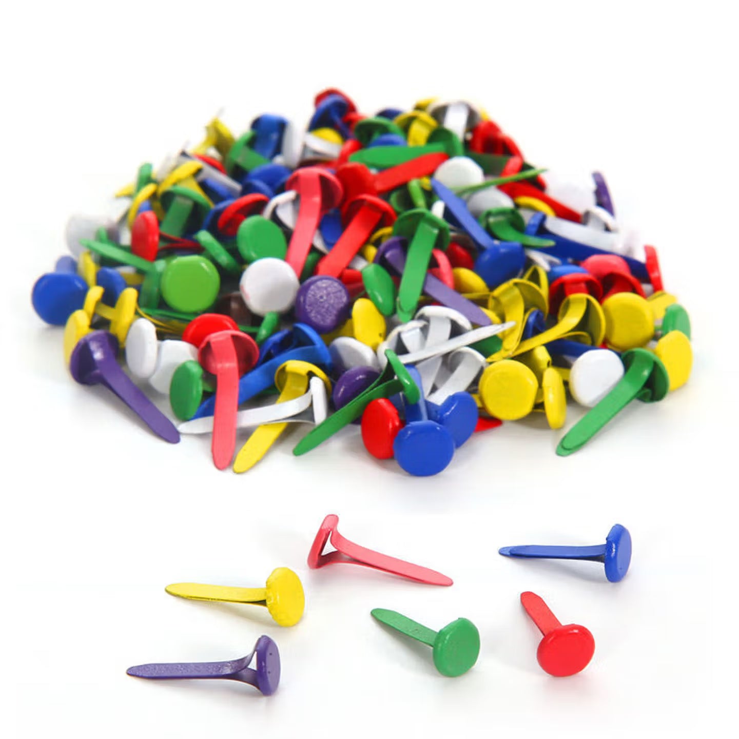 50 Pcs Brads for Paper Crafts