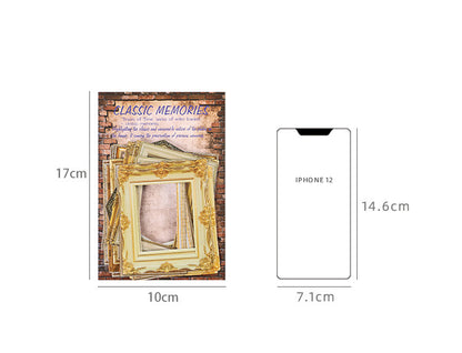 Retro Border Stickers Set