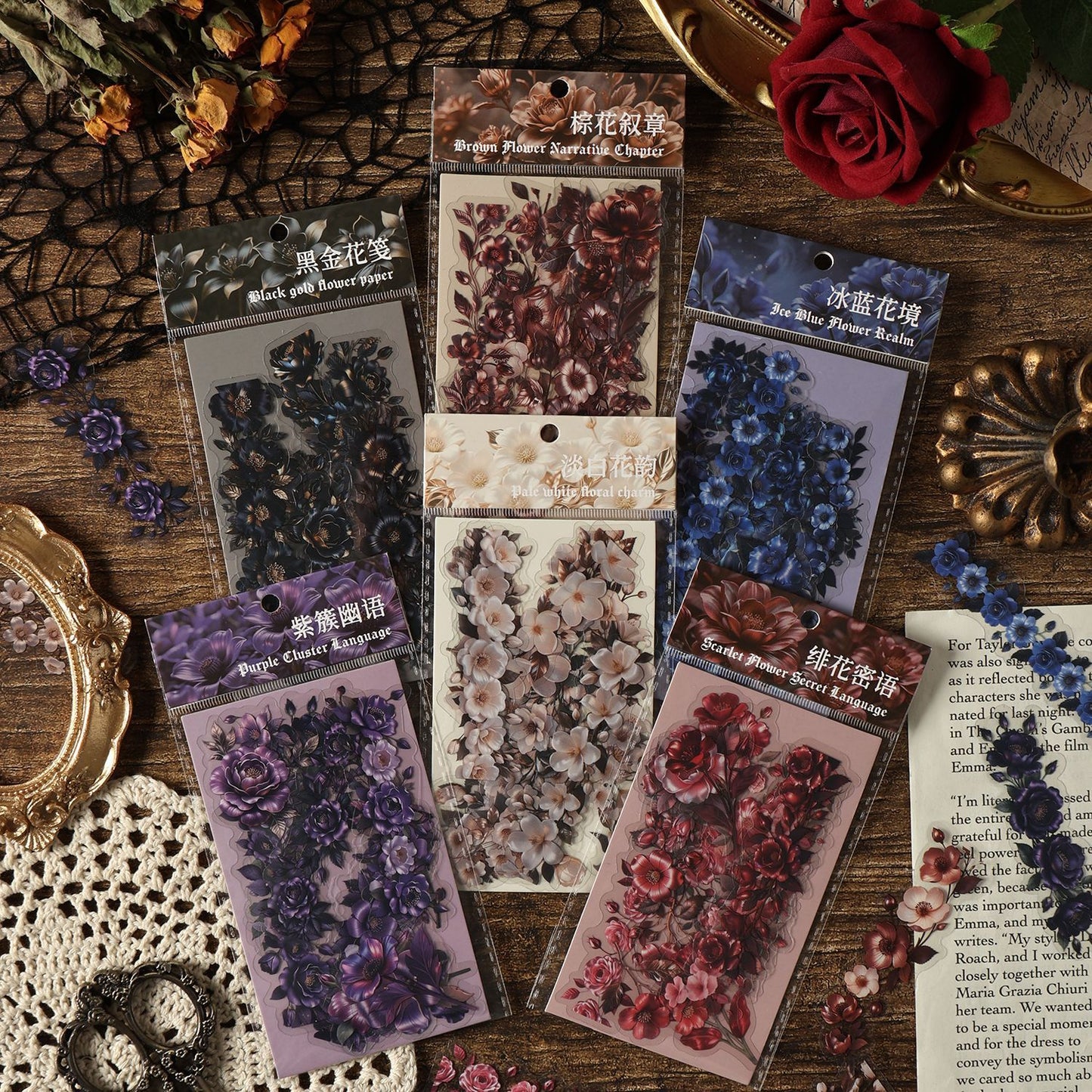 Mysterious Flower Sticker Pack