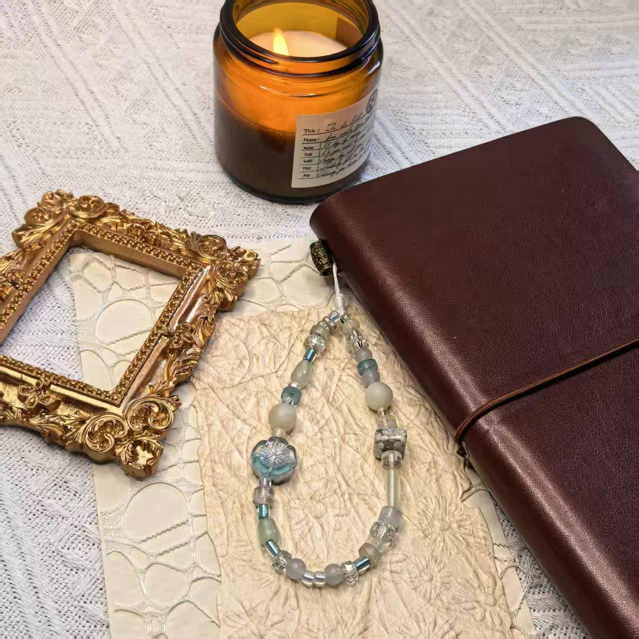 "Woman with a Parasol" Handmade Charm