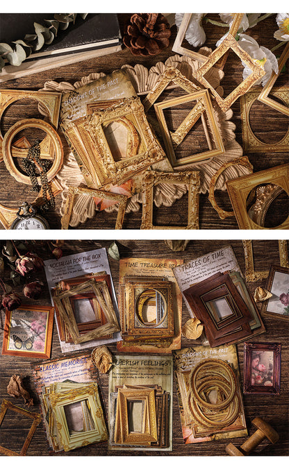 Retro Border Stickers Set