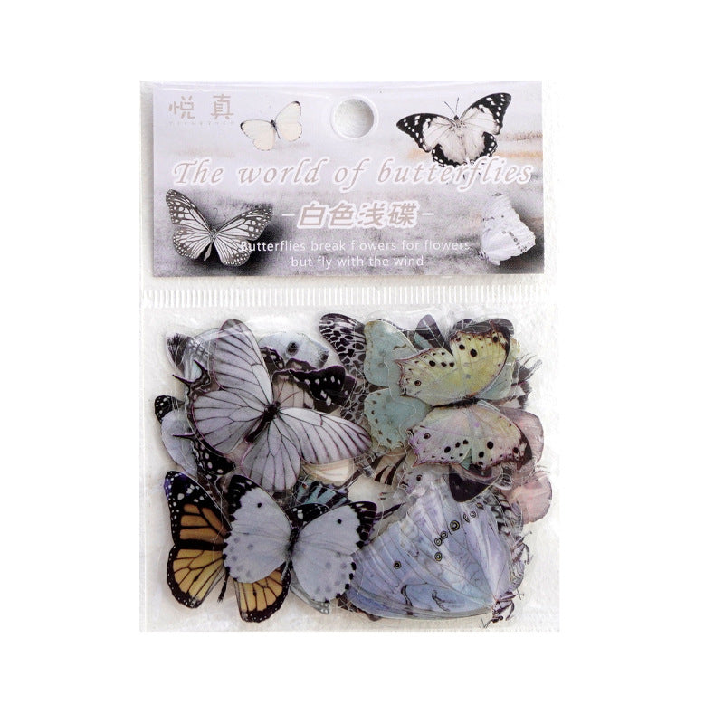 The World of Butterfly PET Sticker Set
