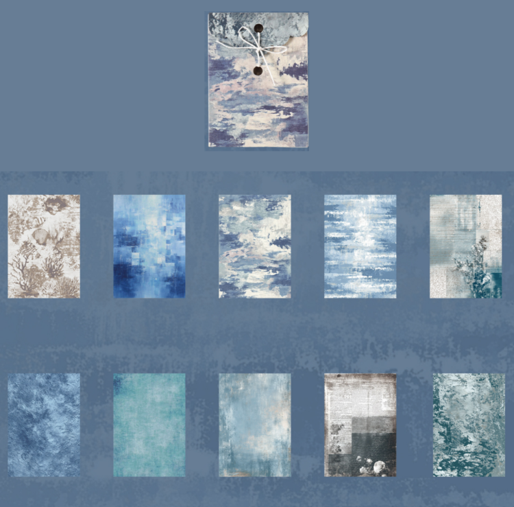 Deep Imprint Vintage Scrapbooking Paper