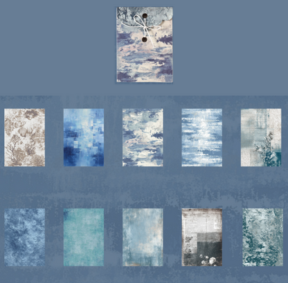 Deep Imprint Vintage Scrapbooking Paper