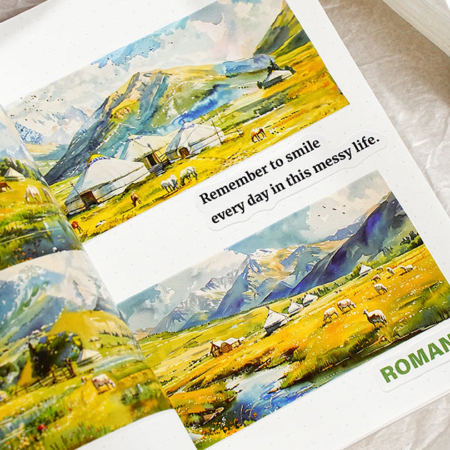 Free Wind Landscape Washi Tape