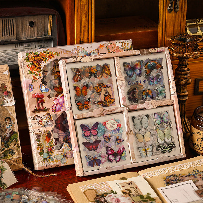 Retro PET Sticker Box