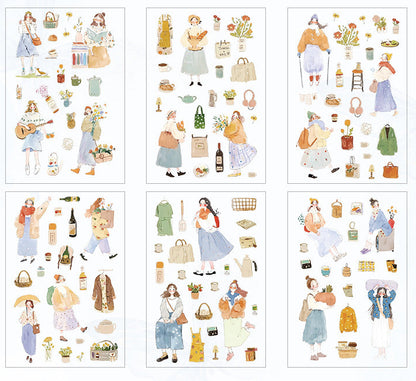 Live up to time PET Sticker Set