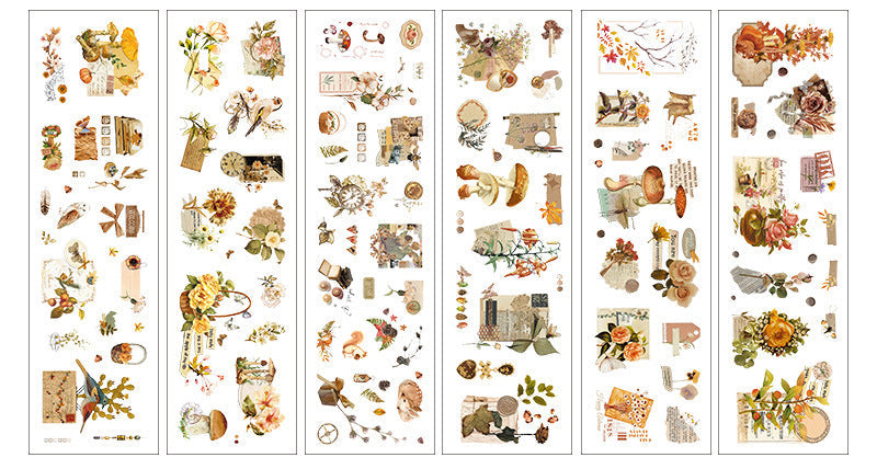 Aesthetic Seasonal PET Stickers Set