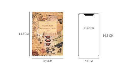 Vintage Aesthetic Stickers Book